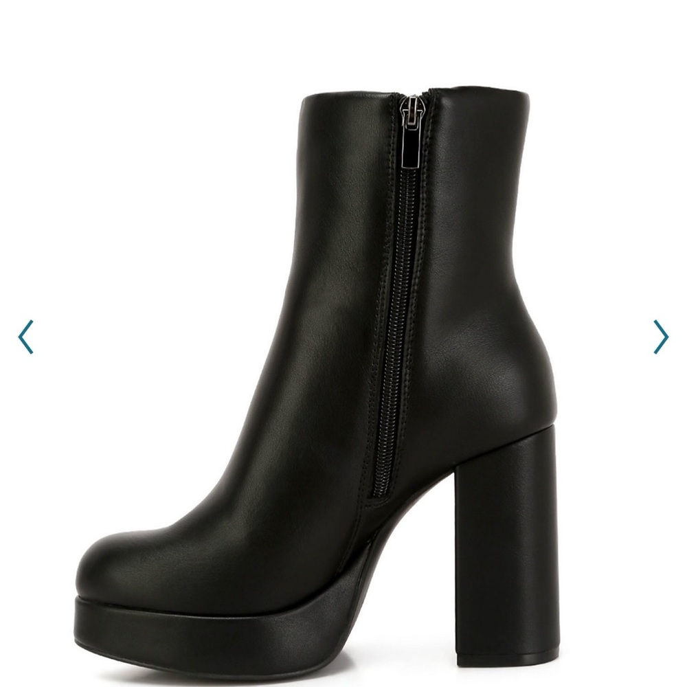 Black ankle boots